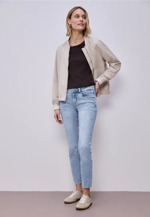 Street One Mid Waist Slim Leg Jeans Slim Fit Style York - Länge 28