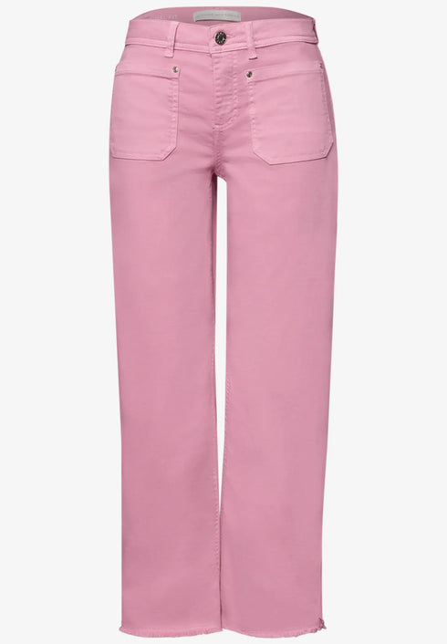Street One Straight Leg Jeans mit Saumdetail Style Amalia - Länge 28