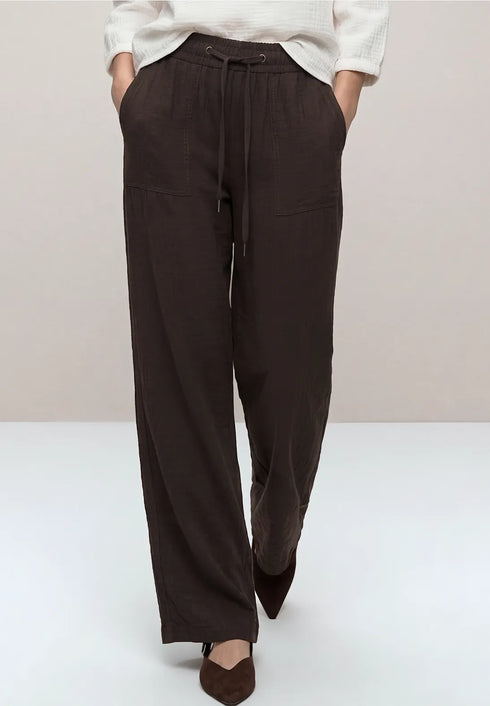 Street One Style Emee High Waist Wide Leg Hose im Loose Fit
