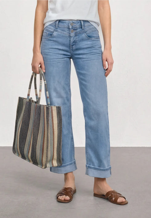 Street One - Straight Leg Jeans im Casual Fit - Länge 28 - Style Amalia - 380875