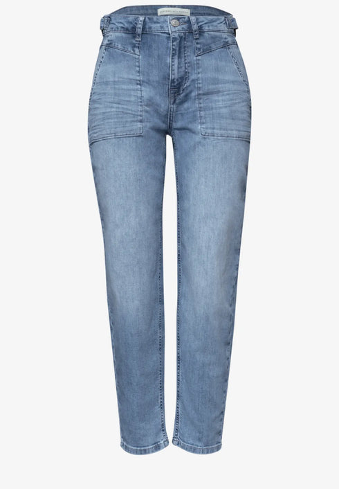 Street One Barrel Leg Jeans im Loose Fit Style Karlie - Länge 28