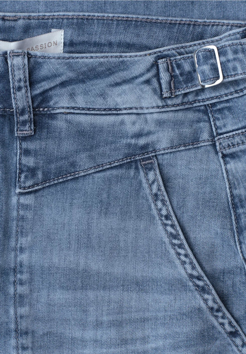 Street One Barrel Leg Jeans im Loose Fit Style Karlie - Länge 28