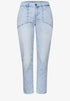 Street One Mid Waist Jeans im Chino-Look - Länge 28