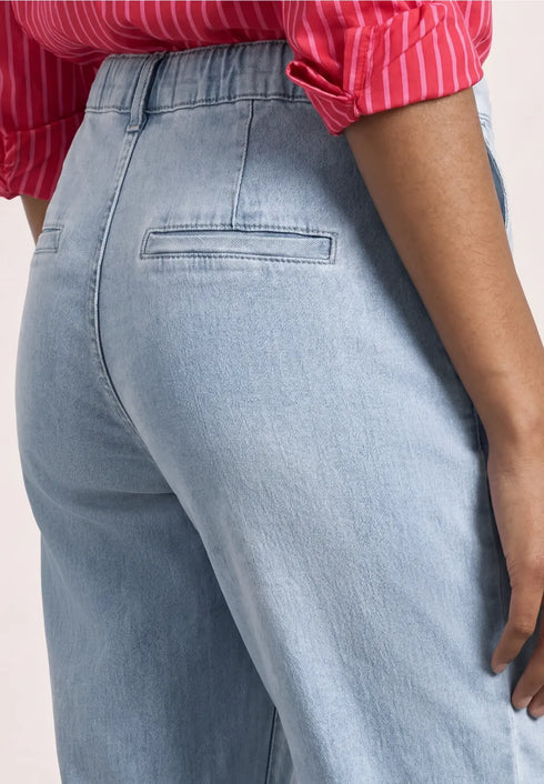 Street One Mid Waist Jeans im Chino-Look - Länge 28