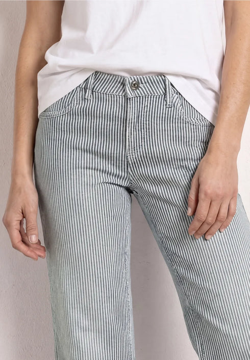 Street One Straight Leg Jeans mit Streifen - Style Amalia