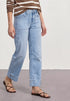 Street One Mid Waist Straight Leg Jeans im Casual Fit 381180 - Länge 28