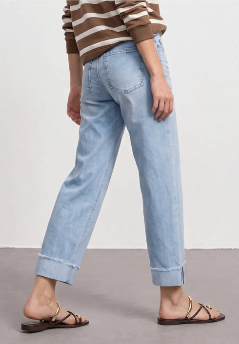 Street One Mid Waist Straight Leg Jeans im Casual Fit 381180 - Länge 28