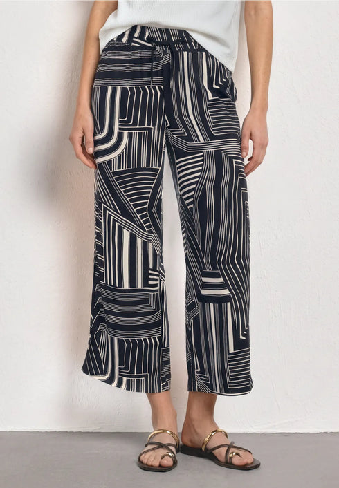 Street One - 7/8 High Waist Culotte - Länge 26 - Style Emee - 381352
