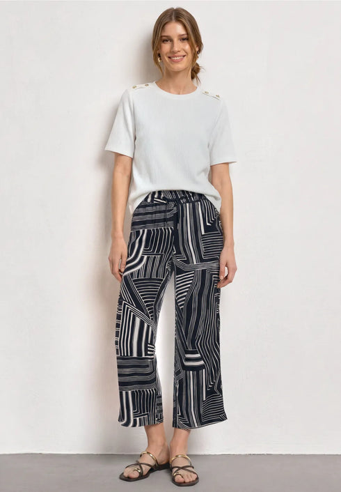 Street One - 7/8 High Waist Culotte - Länge 26 - Style Emee - 381352