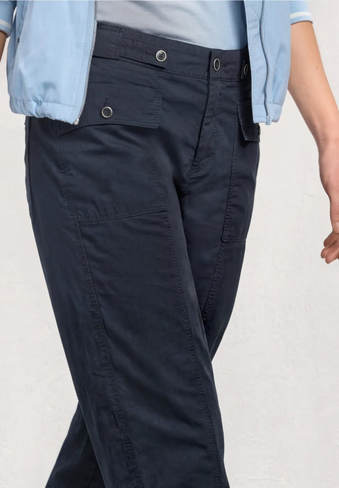Street One - High Waist Barrel Leg Hose im Casual Fit - Länge 28 - Style Karlie - 381352