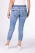 Blue Monkey 7Charlotte 11623X Denim 7/8 Skinny braided waistband