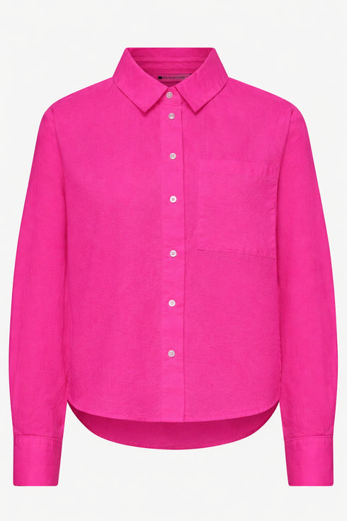 Street One Langarm Bluse mit Hemdkragen aus Twill