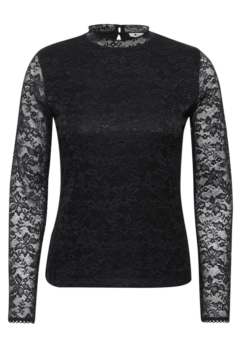 Street One - LTD QR lace turtle neck shirt - A326059