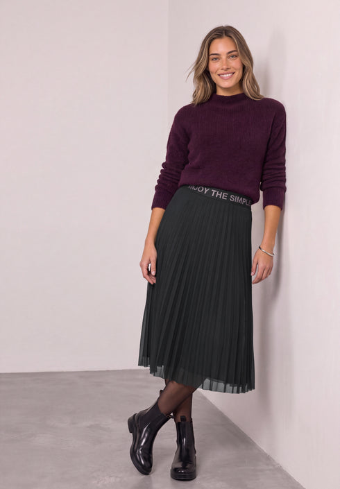 Street One - Mesh Plissée skirt - 362073