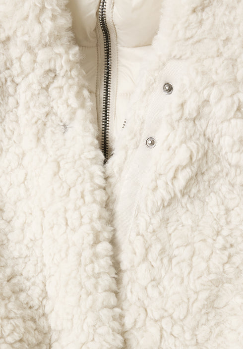 Street One - Teddy Coat with Hoody - 202263