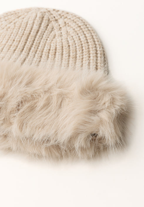 Street One - Fur Knit Beanie - 573181