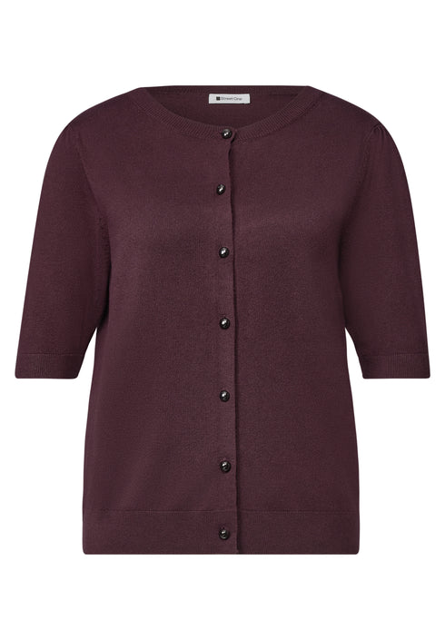 Street One - LTD QR short sleeve cardigan - 254189