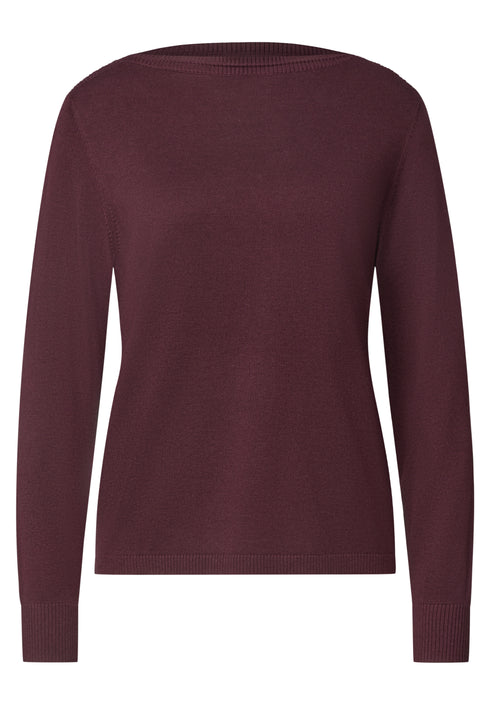 Street One - QR basic u-boat sweater - 303874