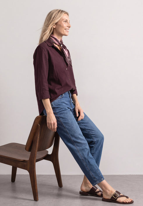 Street One - LTD QR Corduroy Mix shirtcollar - 346862