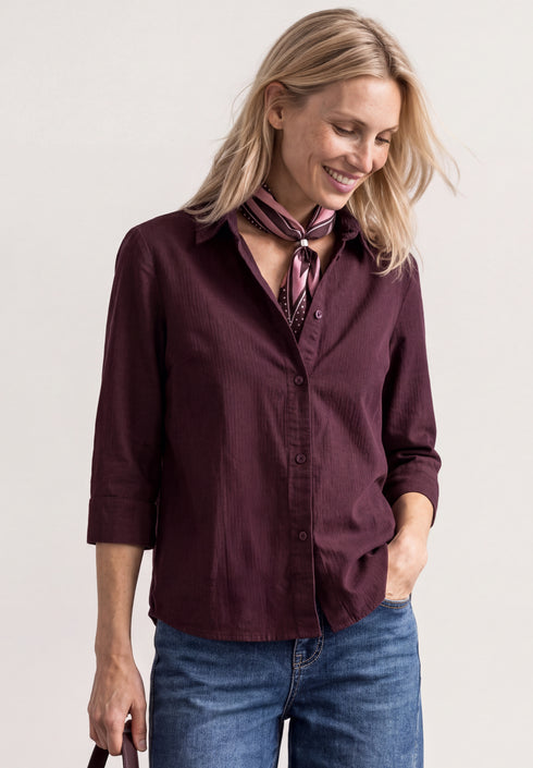 Street One - LTD QR Corduroy Mix shirtcollar - 346862