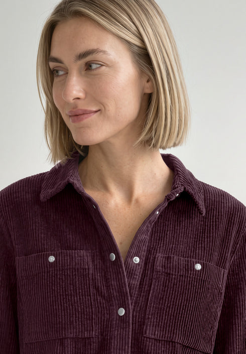 Street One - LTD QR Courduroy shirtcollar - 346941