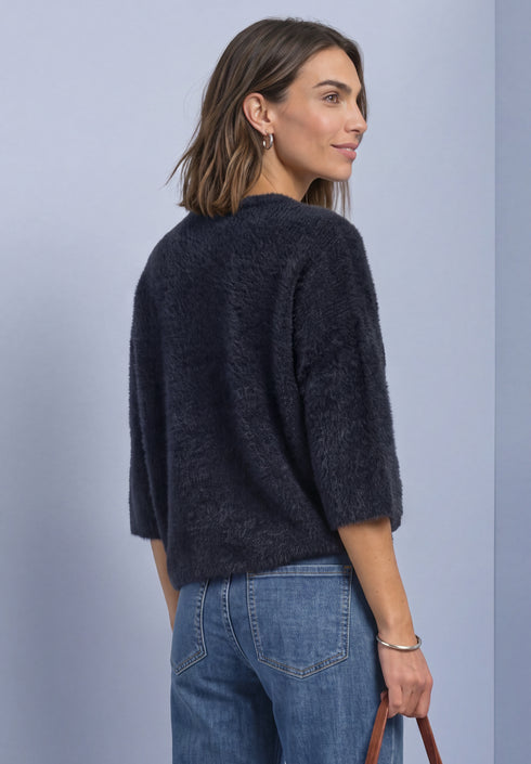Street One - LTD QR fluffy half-sleeve sweater - 303962