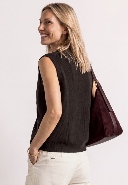 Street One - LTD QR sleeveless cardigan - 254146