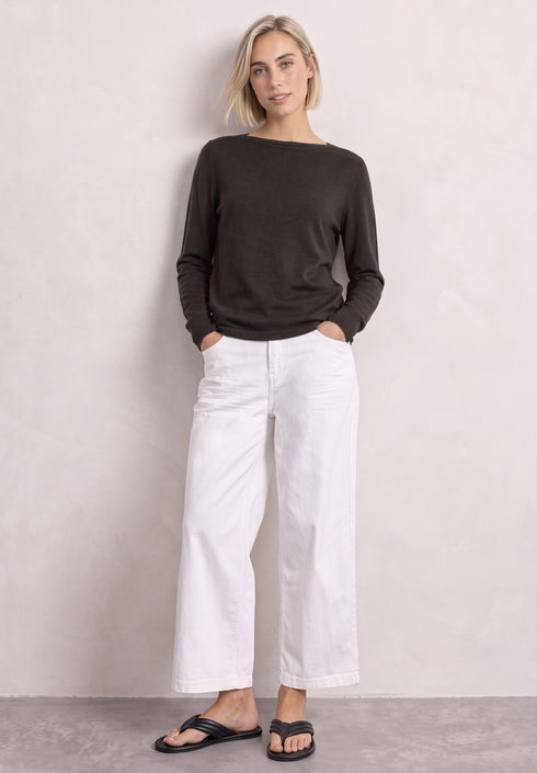 Street One - QR basic u-boat sweater - 303874