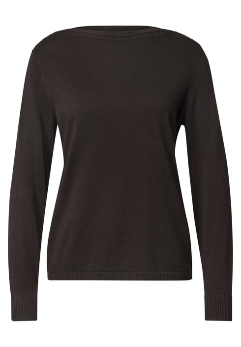 Street One - QR basic u-boat sweater - 303874