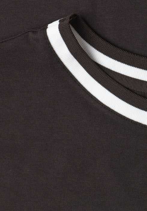 Street One - LTD QR shirt with stripes - 325699