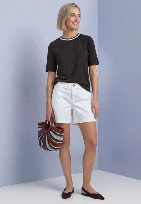 Street One - LTD QR shirt with stripes - 325699