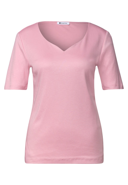 Street One - Style heart neck Ada 1/2 sleeve - 325094
