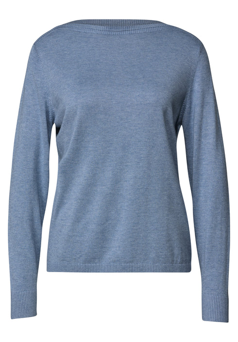 Street One - QR basic u-boat sweater - 303874