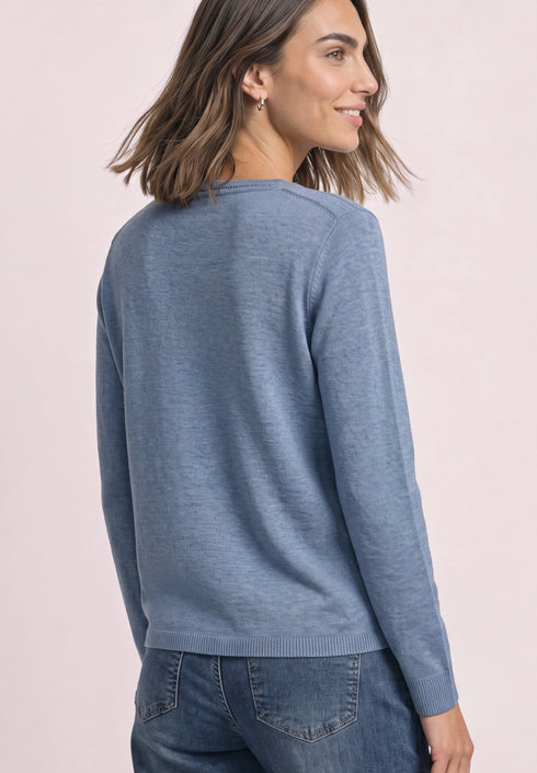 Street One - QR basic u-boat sweater - 303874