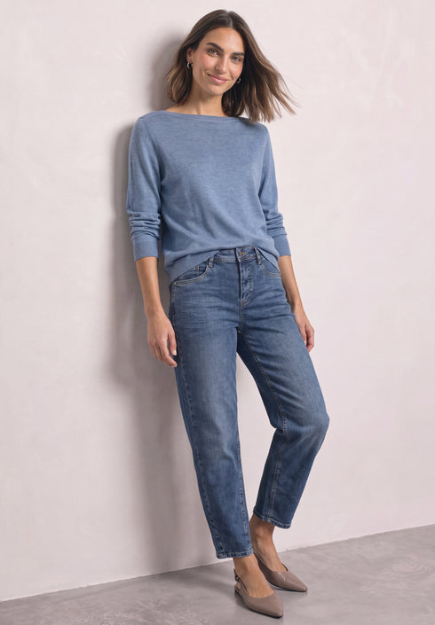 Street One - QR basic u-boat sweater - 303874