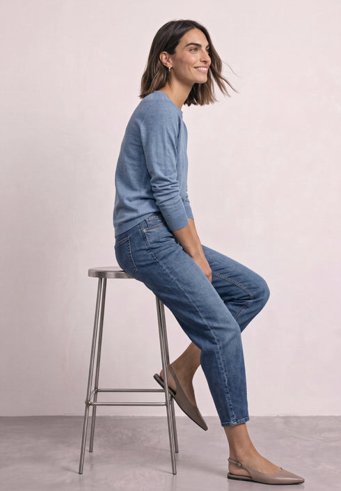 Street One - QR basic u-boat sweater - 303874