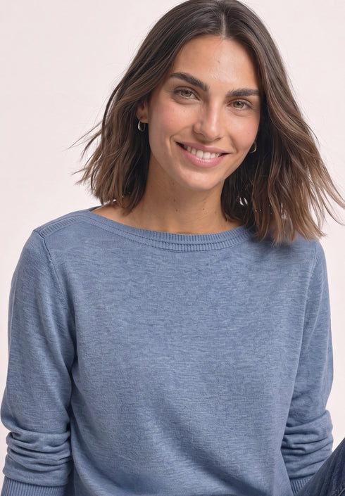 Street One - QR basic u-boat sweater - 303874