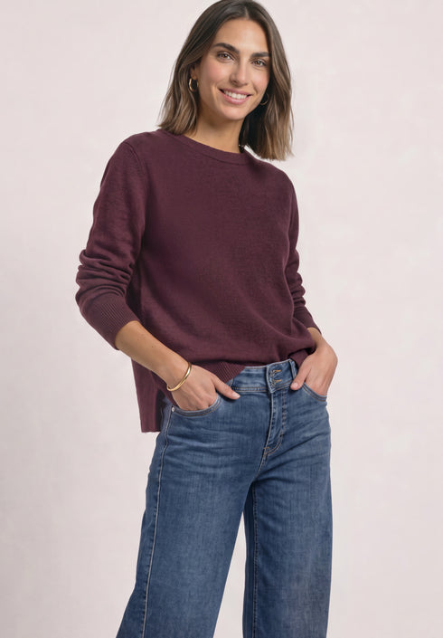 Street One - LTD QR cosy sweater u-boat - 303958