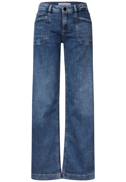 Street One - QR Style Emee Wide Leg - Länge 30 - 381184