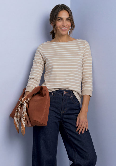 Street One - basic yds u-boat shirt - 325698