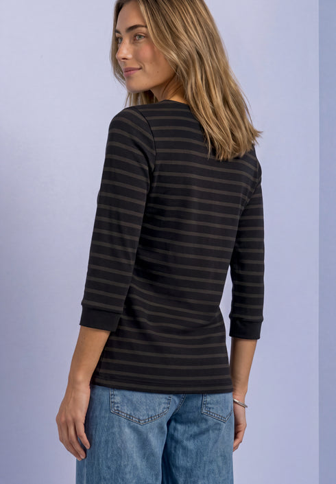 Street One - LTD QR basic yds u-boat shirt - 325895