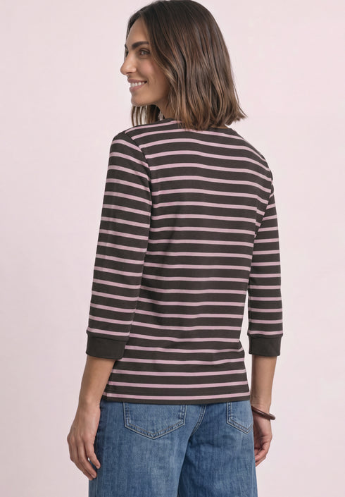Street One - LTD QR basic yds u-boat shirt - 325895