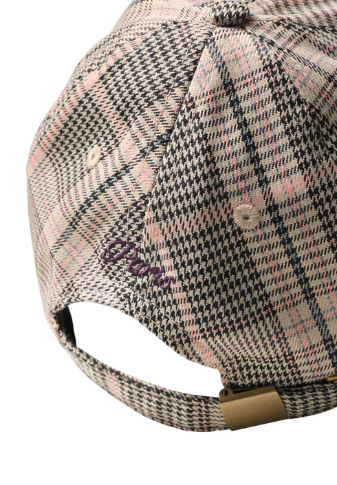 Street One - Check Cap with Slogan - 573265