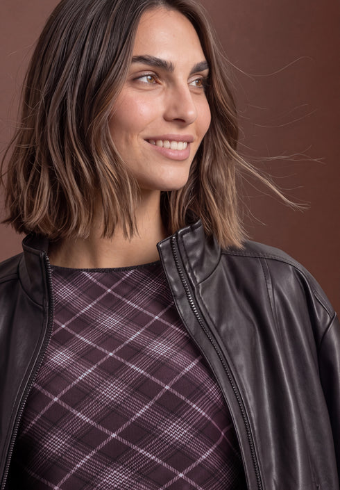 Street One - LTD QR printed mesh shirt - 326182