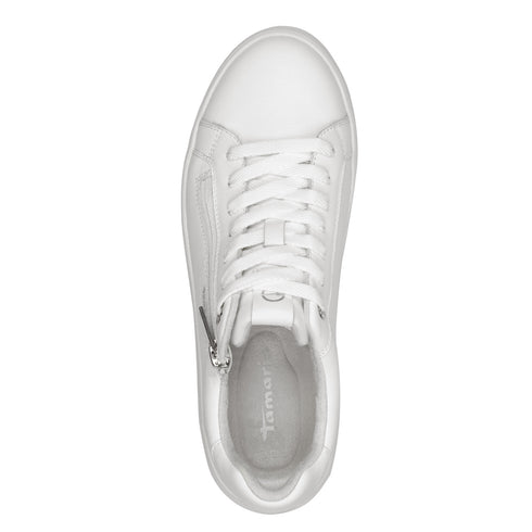 Tamaris white leather sneakers
