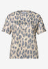 Street One T-Shirt im Ausbrenner-Look mit Leo-Print 325470