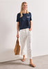 Street One - Shirt with deco tape at pocket - 325603