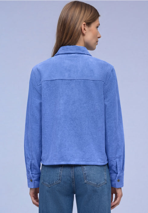 Street One Corduroy shirtcollar blouse