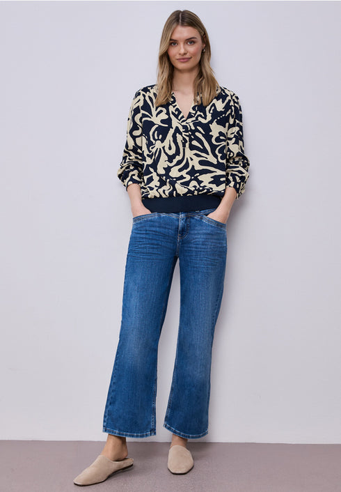 Street One Splitneck blouse with elastic