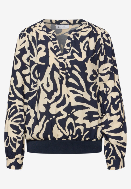 Street One Splitneck blouse with elastic